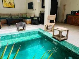 Riad Émeraude Privé 3 chambres avec piscine Médina Marrakech