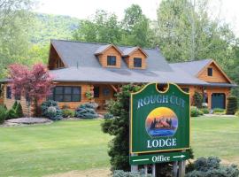 Rough Cut Lodge: Gaines, Pennsylvania Büyük Kanyonu yakınında bir otel