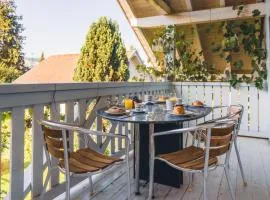 Armonia Altach, 2BR Familienapartment mit großem Balkon und Bergblick