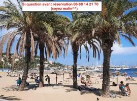 Studio lavandou avec parking privé proche mer