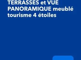 VILLA SANTINE AVEC TERRASSES et VUE PANORAMIQUE meublé tourisme 4 étoiles