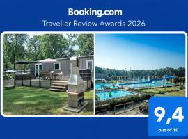 Vakantie-Chalet Camping GOOLDERHEIDE met seizoensgebonden zwembad, hotel v mestu Bocholt