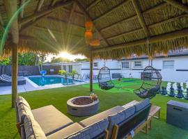 Cozy Miami Private Pool House W- Arcade Games, BBQ, hotell sihtkohas Norland
