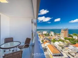 Apto em Cond. c/ Piscina e Vista Mar - BHC1206