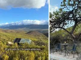 Off grid cabin for 2 in the Langkloof