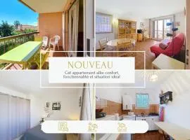 Otentic Flamant 4 pers - 1 chambre - parking - CapitalChic Services Fréjus Plage