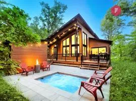 Le Céleste de Portneuf - Hot tub in the forest