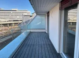 New Apartment on Top Floor, 2 minutes from Lausanne Train station