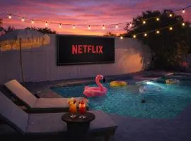 Resort Backyard Heated Pool Spa Arcade Movies