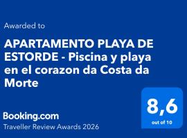 APARTAMENTO PLAYA DE ESTORDE - Piscina y playa para disfrutar A Costa da Morte，塞埃的飯店