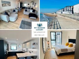 Seafront retreat- Ramsgate luxury apartment - private parking - stones throw from beach & town - perfect seaside getaway, hotel a Ramsgate