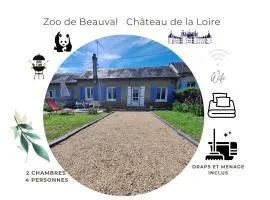 Gîte Au Gré du Canal ZOO Beauval 4 personnes parking