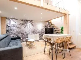 Loft-Studio Cozy avec Mezzanine - Centre ville