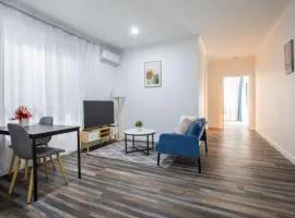 1BR Unit Private Bathroom Kitchen and living area