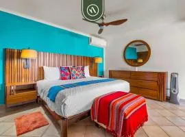 Mexican 2 BR Condo - Private Pool - Romantic Zone