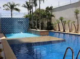 Flat capim dourado | moderno com sofa-cama