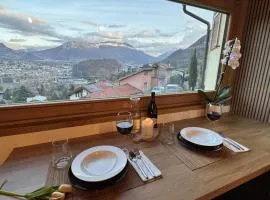 Trento panoramic hill house - with free parking