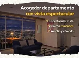 Panoramic view of Quito's north side