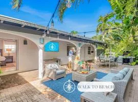 Steps from Beach Quaint Cottage Hot Tub Surf Key H0MES