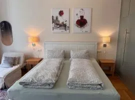 SMARAGD - Apartment mit Balkon im ZENTRUM, Parkplatz, am Fluss