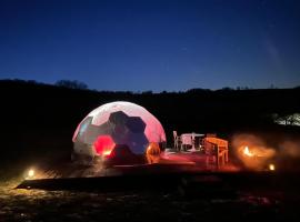 Jurassic Airstreams & Domes at Hartridge Springs Glamping, camping em Luppitt