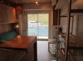 Studette cosy 2 pers centre station La Mongie - FR-1-404-120