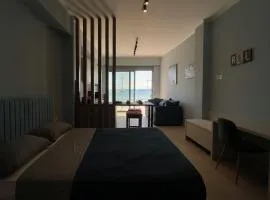 Coastal Modern Studio in Charaki Facing the Sea