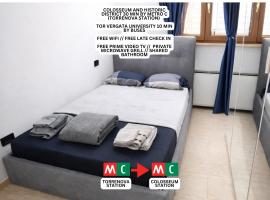 Golden Stay Rome - Mini Golden Room - Close to Metro C, hotel a Tor Vergata