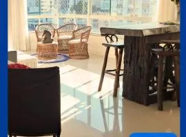 Confortável apartamento na praia