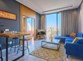 카사블랑카에 위치한 호텔 Sunlit loft with terrace-B living 1 Br