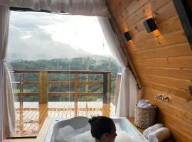 Chales alto do morro 1, conforto e vista privilegiada