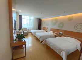 GreenTree Inn Ordos Kangbashi District Ulan Mulun Street Branch, хотел в Ордос