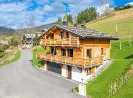 Chalet 5★, Hammam, 200 m des pistes, 10 pers, La Clusaz - FR-1-304-297