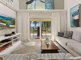 Luxury beachfront villa with a pool and stunning views