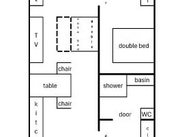 barrier-free air-conditioned two rooms center