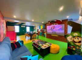 Viesnīca ar burbuļvannām Retro Gaming Corner - Arcade Games - Jacuzzi - Sauna - Switch 2 pilsētā Courcelles