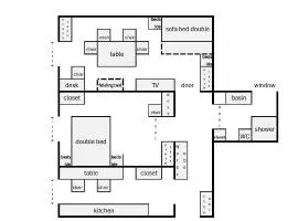 two rooms in walking center 4 plus 1 pax