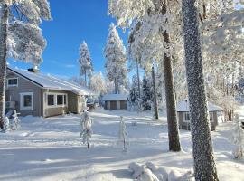 Villa Salme lemmikkiystävällinen mökki Taivalkoskella Jokijärven rannalla, Hotel in Taivalkoski