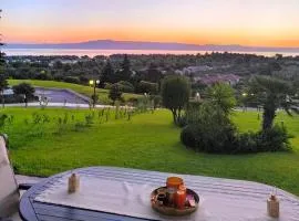 Sea View Pool Villa in Glarokavos, Halkidiki