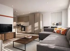 Modern 2BR Fast WiFi Free Parking