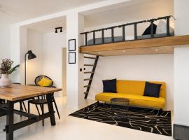 Loft Altstadt mit Sandstein Gewölbe und Parkplatz, хотел в Пирна