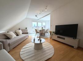 Viesnīca Wohnung für 6 Personen - Nähe Flughafen FRA pilsētā Kelsterbaha