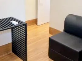 4Kitnet nova no centro com ar condicionado e tv