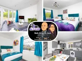 Temple by Alt-Stay - 4 Bed 2 Bath House - Parking, WiFi & Smart TV - Contractors & Relocations - Weekly & Monthly Rates - Best Rates Direct, Search Alt-Stay Accommodation