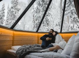 Vaattunki Wilderness Resort、ロヴァニエミのロッジ