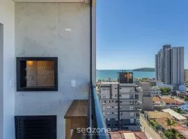 Apto c/ Churrasq. e Vista Parcial Mar ALE0803