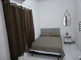 Quarto casal com ar condicionado