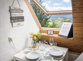 Urlaubsmagie - Ferienwohnung Bergsteigersuite - mit Balkon - Blick in die Sächsische Schweiz - B8