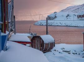 Arran Nordkapp, h&oacute;tel me&eth; b&iacute;last&aelig;&eth;i &iacute; Honningsv&aring;g