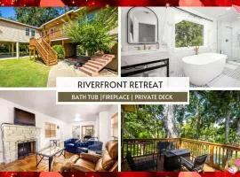 Riverfront Private Deck Family Games Wurstfest Fun